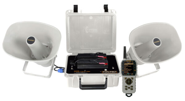 Foxpro SSCPW Super Snow-Crow Pro  Attracts Crow/Predator/Snow Goose Features TX1000 Transmitter White ABS Polymer — view 1