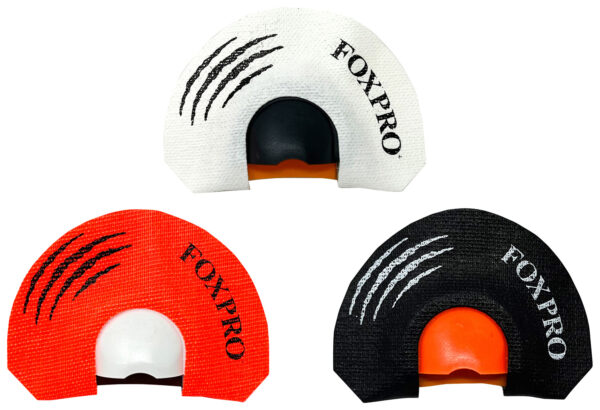 Foxpro HOWLERPACK Predator Combo Diaphragm Call Rabbit/Coyote Sounds Attracts Coyotes Black/Red/White 3 Pack — view 1