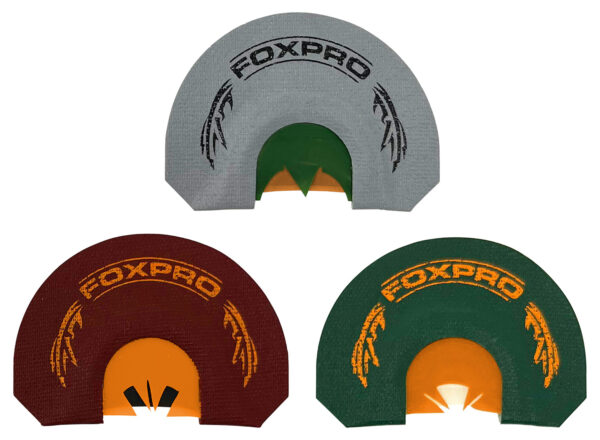 Foxpro CSBRDTKRCOMBO Beardtaker Combo Diaphragm Call Attracts Turkey Gray/Green/Red 3 Pack — view 1