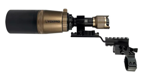 Foxpro QUADFIREGM Quadfire  Black/Gold Infrared/Green/Red/White, Quick Detach Mount — view 1