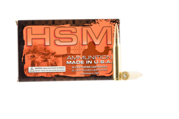 HSM 338LAP2N68 Match  338 Lapua Mag 250 gr Sierra MatchKing BTHP 20 Per Box/ 20 Case — view 1