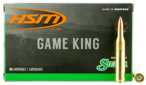 HSM 25061N Game King  25-06 Rem 100 gr Sierra GameKing Spitzer Boat Tail 20 Per Box/ 20 Case — view 1