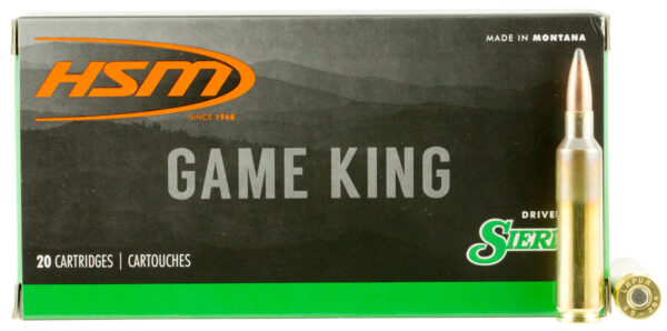 HSM 65X2843N Game King  6.5x284 Norma 140 gr Sierra GameKing Spitzer Boat Tail 20 Per Box/ 20 Case — view 1
