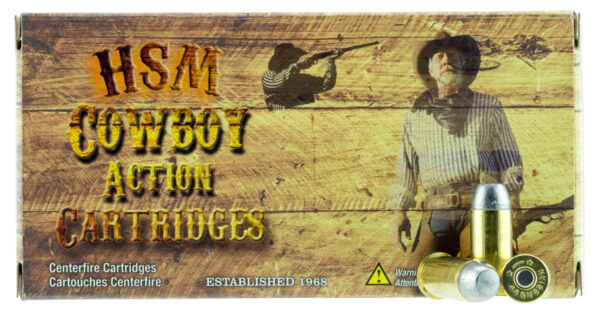 HSM 44R1N Cowboy Action  44 Russian 200 gr Round Nose Flat Point 50 Per Box/ 10 Case — view 1