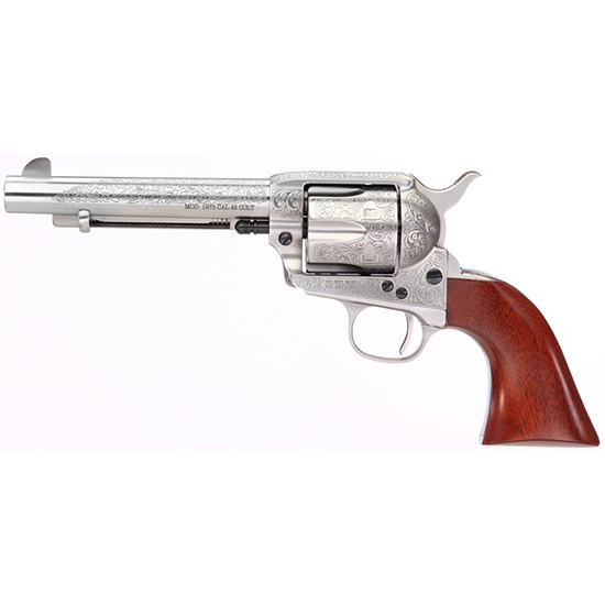 TF CATTLEMAN 45LC 5.5 WHITE FLORAL ENGRAV — view 1