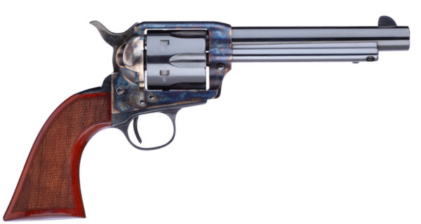 Taylors & Company 555139 1873 Cattleman Gunfighter 45 Colt (LC) 6rd 5.50" Blued Cylinder & Barrel Color Case Hardened Steel Frame Walnut Army Size Grip — view 1