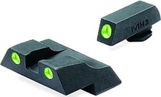 MEPROLIGHT NIGHT SIGHT FIXED - SET GRN/GRN FOR GLOCK 26/27 — view 1