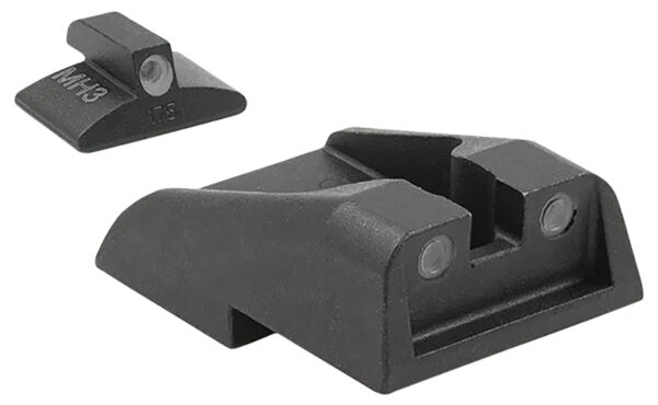 Meprolight USA 195933101 Tru-Dot  Green Tritium White Outline Front Sight-Green Tritium White Outline Rear Sight IWI Jericho 941/Baby Eagle — view 1