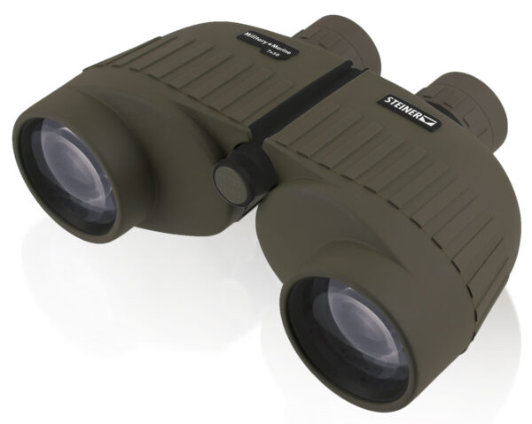 Steiner 2038 Military-Marine  7x50mm Porro Prism, Sports-Auto Focus, OD Green Makrolon w/Rubber Armor — view 1