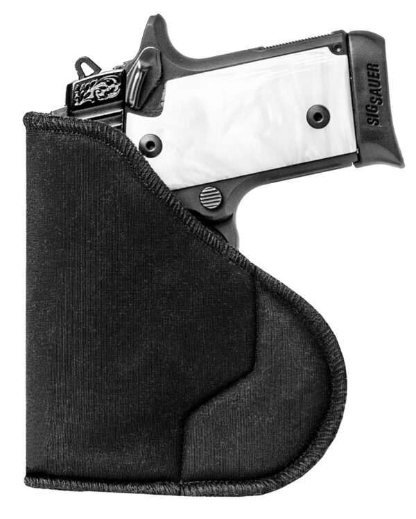 Sentry 35WB02BK HexGrip  IWB Black Nylon Pocket Fits Sm Revolver, Except 5 Shot Fits 2-3" Barrel Ambidextrous — view 1