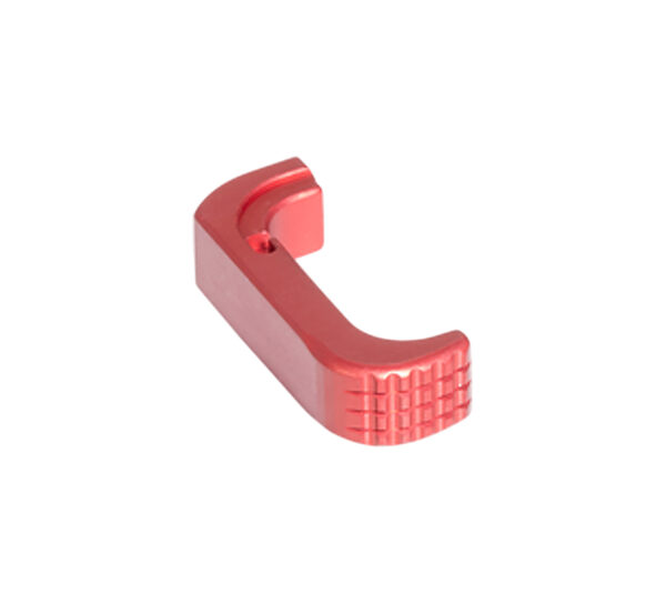 Timber Creek Outdoors GLEMRR Glock 17/19 Extended Magazine Release Anodized Red Aluminum — view 1