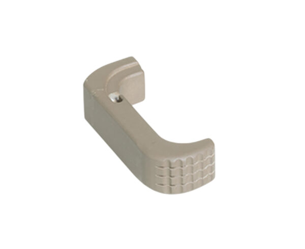 Timber Creek Outdoors GLEMRFDE Glock 17/19 Extended Magazine Release Anodized Flat Dark Earth Aluminum — view 1