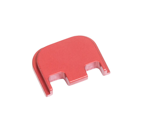 Timber Creek Outdoors GLSCPR Glock 17/19 Slide Cover Plate Red Aluminum — view 1