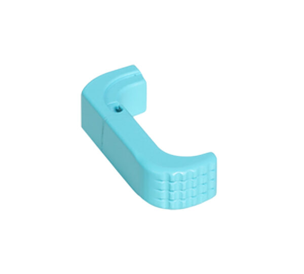 Timber Creek Outdoors GL43XEMRRE Glock 43X Extended Magazine Release Anodized Robin's Egg Blue Aluminum — view 1