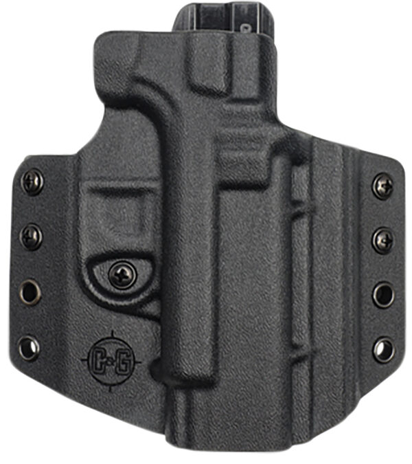 C&G Holsters 0006100 Covert  OWB Black Kydex Belt Loop Fits Glock 19 Fits Glock 23 Fits Glock 45 — view 1