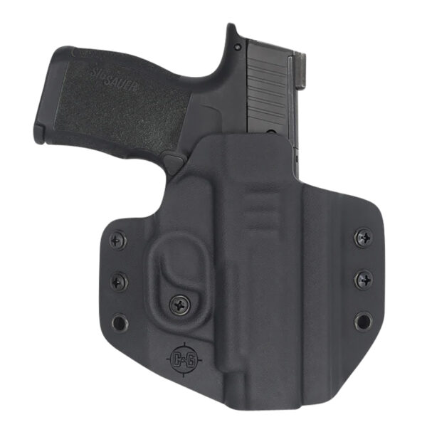 C&G Holsters 0250100 Covert  OWB Black Kydex Belt Loop Fits Sig P365 XL Right Hand — view 1