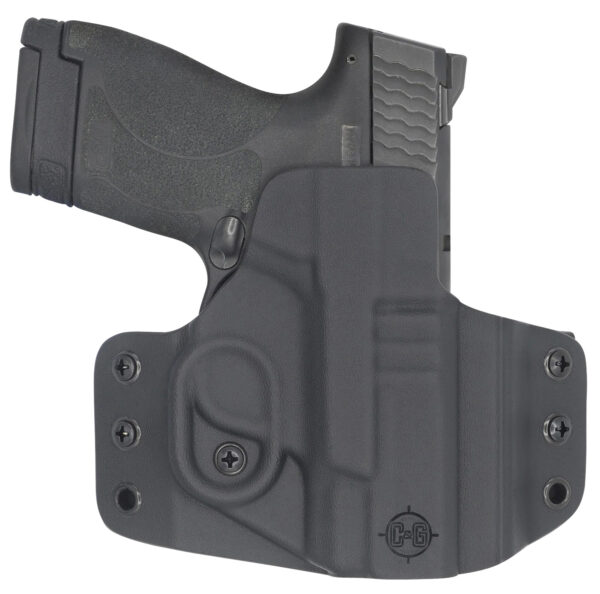 C&G Holsters 0524100 Covert  OWB Black Kydex Belt Loop Fits M&P Shield 9/40 3.1" — view 1