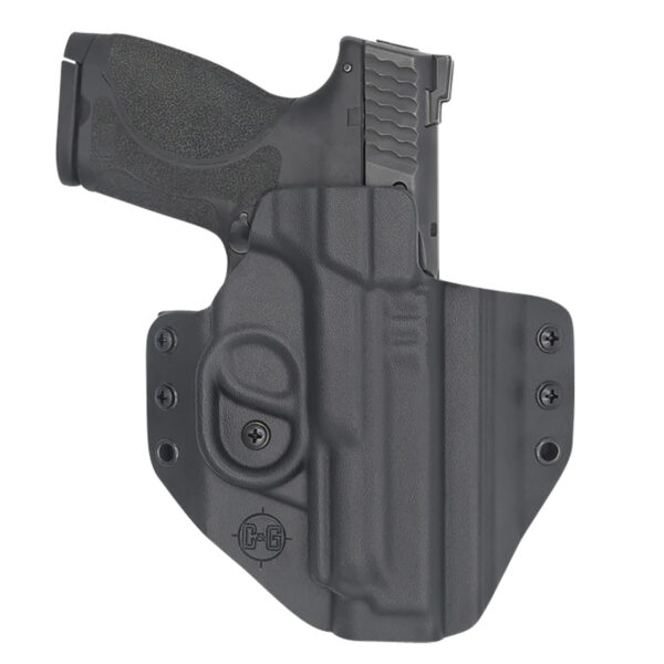 C&G Holsters 0566100 Covert  OWB Black Kydex Belt Loop Fits S&W M&P 9/40 4.25" — view 1