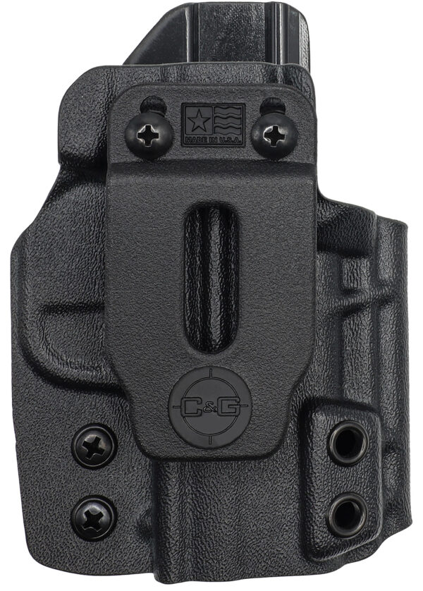 C&G Holsters 0952100 Covert  IWB Black Kydex Belt Clip Fits Springfield Hellcat Right Hand — view 1