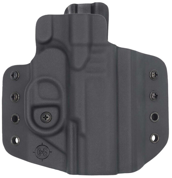 C&G Holsters 1212100 Covert  OWB Black Kydex Belt Loop Fits Walther PDP 4" Right Hand — view 1