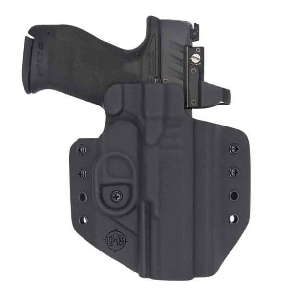 C&G Holsters 1206100 Covert  OWB Black Kydex Belt Loop Fits Walther PDP 4.5" Right Hand — view 1