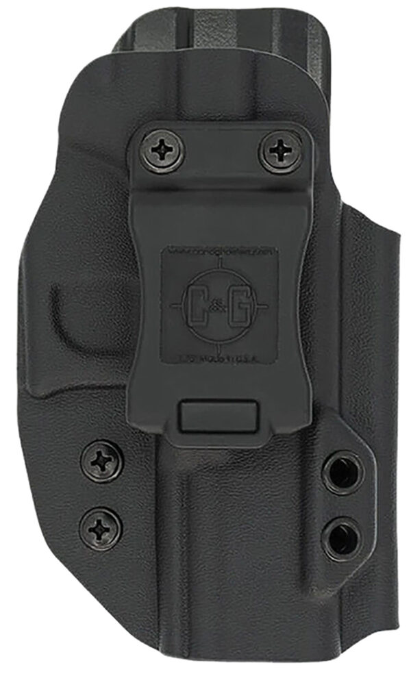 C&G Holsters 1864100 Covert  IWB Black Kydex Belt Clip Fits 1911 3.5" Right Hand — view 1