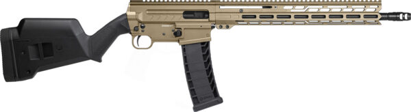 CMMG 94AC80FCT Dissent BR4 *CA Compliant 9mm Luger 10+1 16.10" Black Nitride Threaded Barrel, Coyote Tan Cerakote Picatinny Rail Aluminum Receiver, Magpul SGA Black Polymer Stock — view 1