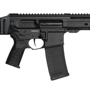 CMMG 30AC50F-AB Dissent MK4 300 Blackout 30+1 10.50" Black Nitride Threaded Barrel, 5.50" M-LOK Handguard, Black Armor Cerakote Aluminum Picatinny Rail Receiver, Black CMMG Zeroed Grip