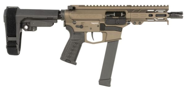 CMMG Banshee Pstl MKGS 9mm 5" MLOK MBrnz 33rd — view 1
