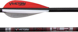 VICTORY ARCHERY HLR SPORT - 350 ARROW FLETCHED 6PK