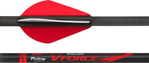 VICTORY ARCHERY VFORCE SPORT - 300 ARROW FLETCHED 6PK