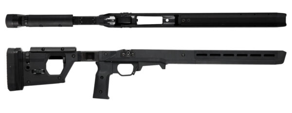 Magpul MAG997-BLK Pro 700 Stock Fixed w/Aluminum Bedding Black Synthetic for Remington 700 SA — view 1