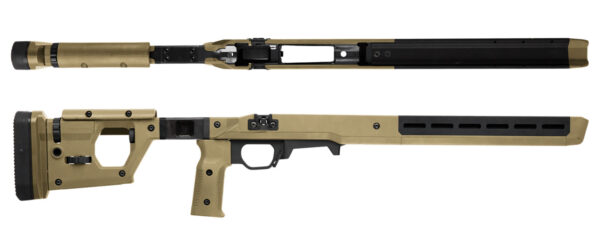 Magpul MAG997-FDE Pro 700 Stock Fixed w/Aluminum Bedding Flat Dark Earth Synthetic for Remington 700 SA — view 1