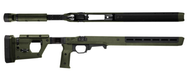 Magpul MAG997-ODG Pro 700 Stock Fixed w/Aluminum Bedding OD Green Synthetic for Remington 700 SA — view 1