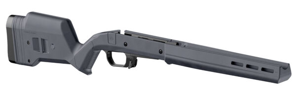 Magpul MAG1069-GRY-LT Hunter 110  Stock Fixed with Aluminum Bedding & Adj Comb Stealth Gray Synthetic Savage 110 Short Action Left Hand — view 1