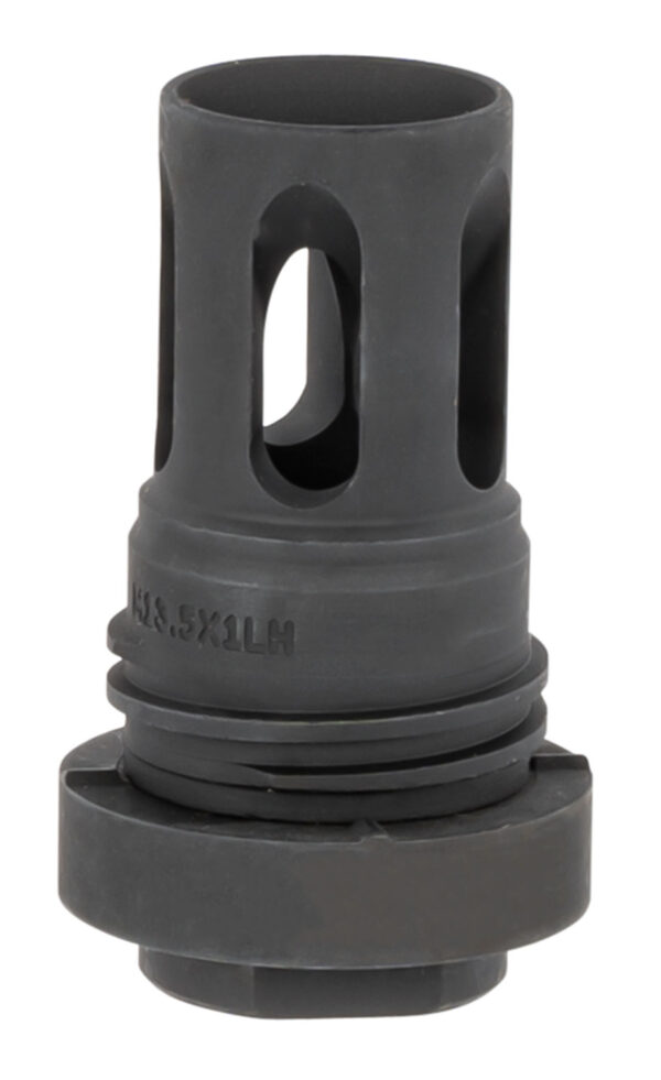 Yankee Hill 4315M13LA Mini QD Flash Hider Black Phosphate M13.5x 1 LH Threads 2.13" OAL for 5.56x45mm NATO AR-Platform — view 1