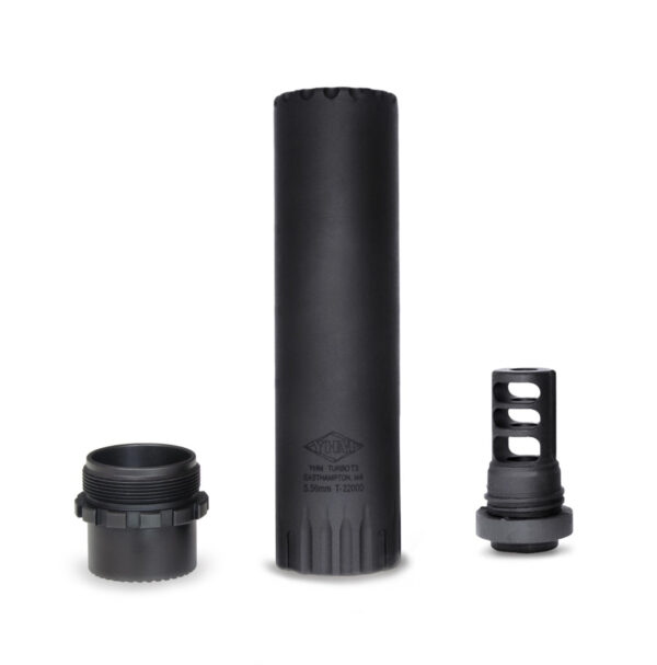 YANKEE HILL MACHINE COMPANY TURBO T3 5.56 1/2-28 SILENCER — view 1