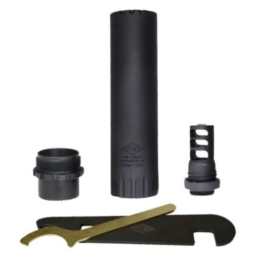 YHM TURBO T3 5.56 SUPPRESSOR - WITH MUZZLE BRAKE — view 1