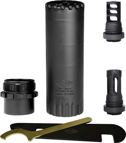 YHM TURBO KRB 5.56 SUPPRESSOR - WITH MUZZLE BRAKE — view 1