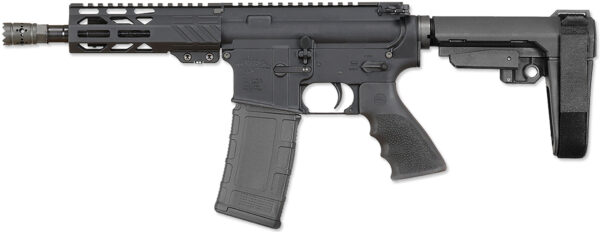 Rock River Arms BLK2132 LAR-15M  300 AAC Blackout 30+1 8" Black M-LOK Handguard, Black Aluminum Picatinny Rail Receiver, Black Polymer SB Tactical SBA3 Arm Brace, Black Hogue Rubber Grip — view 1