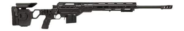 Cadex Inc CDXMCKRKN30824BR20I2F1 CDX-MC Kraken 308 Win 10+1 24" Black DLC Match Grade Threaded Barrel, Black DLC Receiver w/Picatinny Rail, M-LOK Handguard, Black Adjustable Folding Buttstock, Black P — view 1
