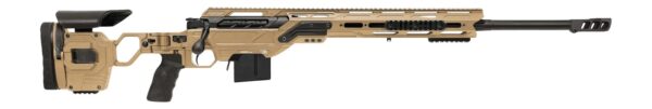 Cadex Inc CDXMCKRKN30824BR20I2F1 CDX-MC Kraken 308 Win 10+1 27" Black DLC Match Grade Threaded Barrel, Hybrid Tan Receiver w/Picatinny Rail, M-LOK Handguard, Hybrid Tan Adjustable Folding Buttstock, B — view 1