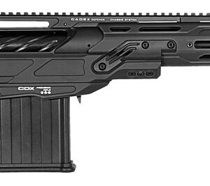 Cadex Inc CDX50DUAL50206BR20I2J5 CDX-50 Tremor 50 BMG 5+1 20.60" Black DLC Match Grade Threaded Barrel, Black DLC Aluminum Receiver w/Picatinny Rail, Adjustable Folding Black Stock, Black Polymer Grip