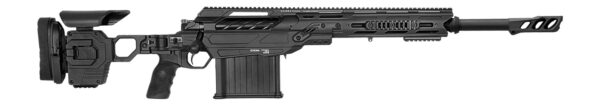 Cadex Inc CDX50DUAL50206BR20I2J5 CDX-50 Tremor 50 BMG 5+1 20.60" Black DLC Match Grade Threaded Barrel, Black DLC Aluminum Receiver w/Picatinny Rail, Adjustable Folding Black Stock, Black Polymer Grip — view 1