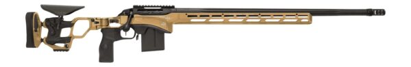 Cadex Inc CDXSSPRO6526CP20I2B1N CDX-SS Seven S.T.A.R.S. Pro 6.5 Creedmoor 10+1 26" Black DLC Fluted Threaded Barrel, Hybrid Tan Cerakote Receiver, ARCA Rail,  M-LOK Handguard, Hybrid Tan Adjustable Fo — view 1