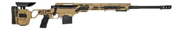 Cadex Inc CDX30LITE30824BR20I2F1 CDX-30 Lite 308 Win 10+1 24" Black DLC Fluted Threaded Barrel, Hybrid Tan Cerakote Receiver w/Picatinny Rail, M-LOK Handguard, Adjustable Folding Hybrid Tan Buttstock, — view 1