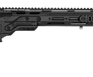 Cadex Inc CDX33LITE33827BR30I2D3 CDX-33 Lite 338 Lapua Mag 5+1 27" Black DLC Fluted Threaded Barrel, Black Cerakote Receiver w/Picatinny Rail, M-LOK Handguard, Adjustable Folding Black Buttstock, Blac