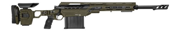Cadex Inc CDX50DUAL50206BR20I2J5 CDX-50 Tremor 50 BMG 5+1 20.60" Black DLC Match Grade Threaded Barrel, Black DLC Aluminum Receiver w/Picatinny Rail, Adjustable Folding OD Green Stock, Black Polymer G — view 1