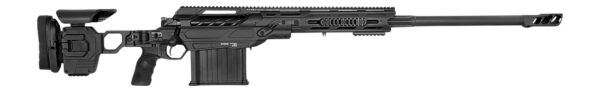 Cadex Inc CDX50DUAL5029BR40I2J5N CDX-50 Tremor 50 BMG 5+1 29" Black DLC Match Grade Threaded Barrel, Black DLC Aluminum Receiver w/Picatinny Rail, Adjustable Folding Hybrid Tan Stock, Black Polymer Gr — view 1