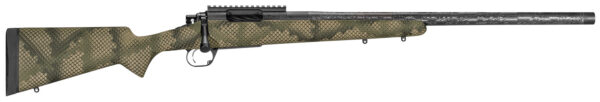 Proof Research 139981 Glacier TI 308 Win 4+1 20" Carbon Fiber Match Grade Threaded Barrel, Black Cerakote Titanium Receivern w/Picatinny Rail, Fixed PROOF Hunter TFDE Carbon Fiber Stock — view 1